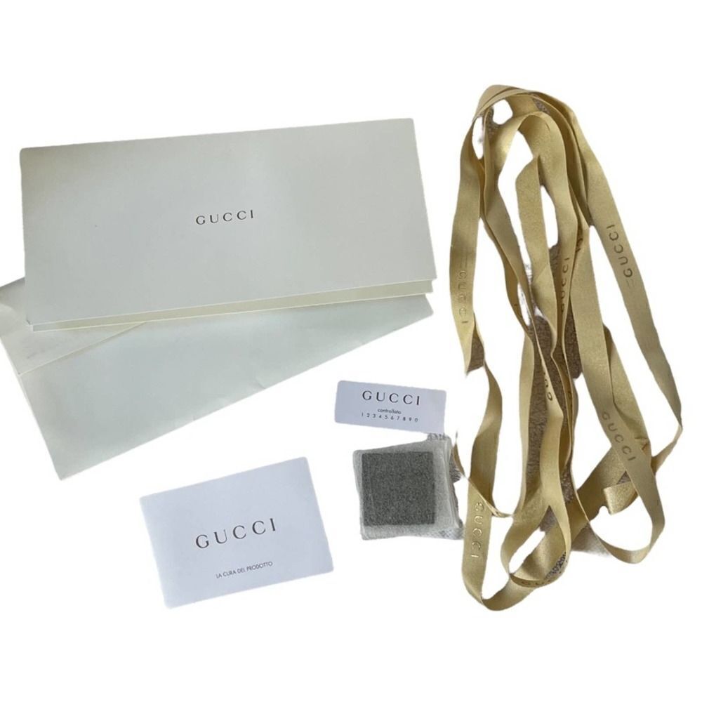 Gucci Imprime Gunmetal GG Coated Canvas Tote Handbag Shoulder Bag Medium - Picture 9 of 12